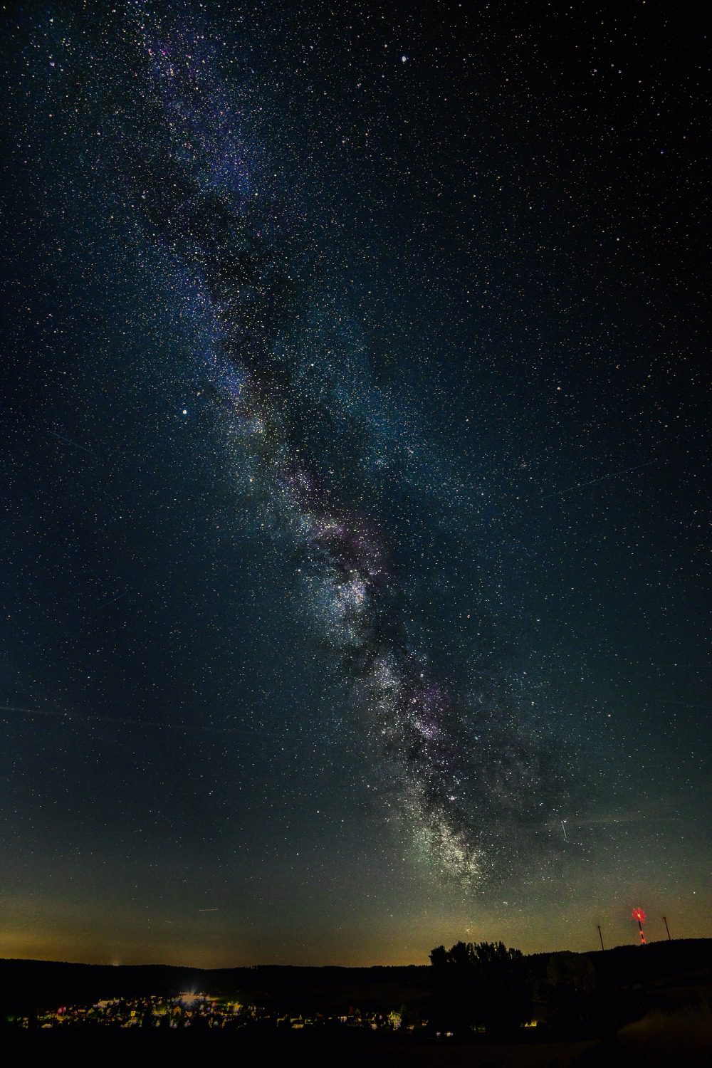 Die Milchstraße über Heidenrod-Laufenselden: Astrofotografie im Taunus